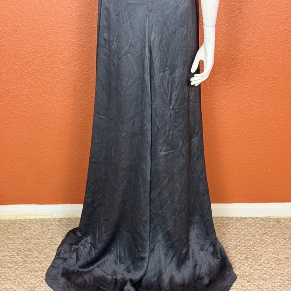 Maryam Torabi custom black maxi dress formal gown in soft fabric.  E48 - Picture 3 of 15